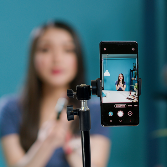 Statief voor Smartphone en Camera - 160 cm