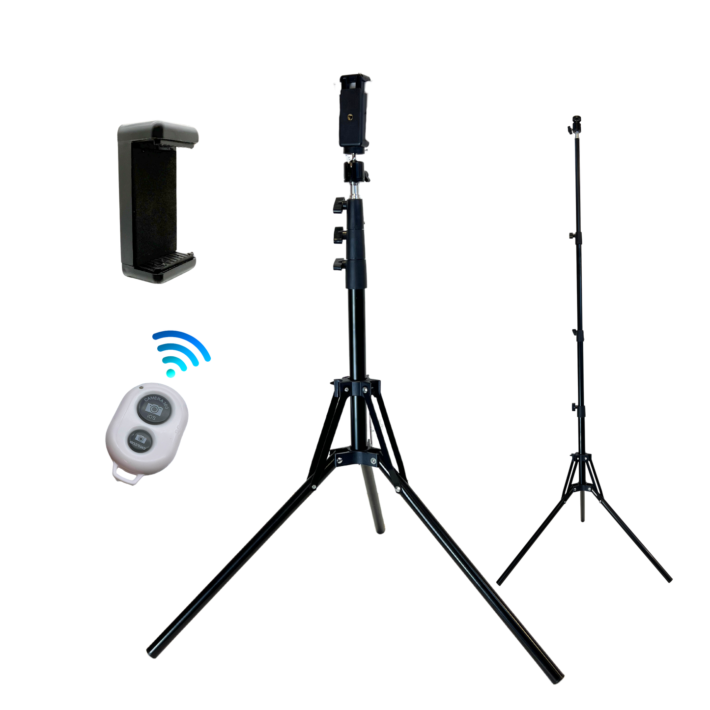 Statief voor Smartphone en Camera - 160 cm